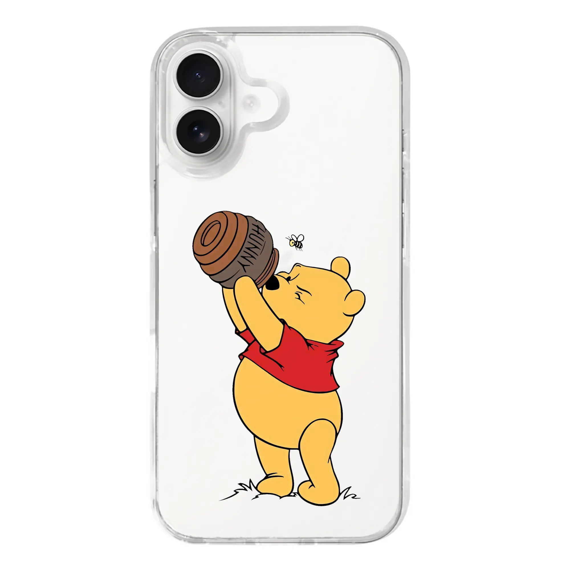 プーさん グッズ くまのプーさん - iPhone 17シリーズ 透明スマホケース – 薄型・耐衝撃・精密フィット保護カバー